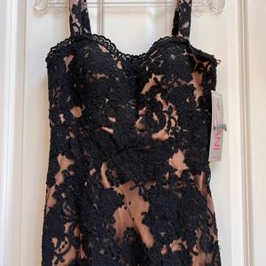 Black Lace midi dress